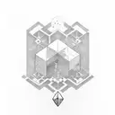 plumbob tattoo design idea