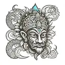 balaji tattoo design idea