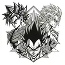 gohan ssj2 tattoo design idea