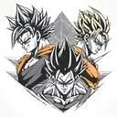 gohan ssj2 tattoo design idea