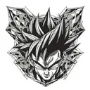 gohan ssj2 tattoo design idea