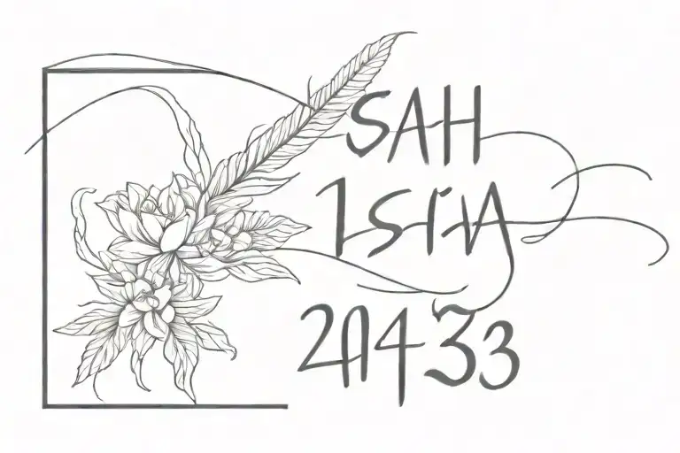 isaiah 43:2 tattoo design idea