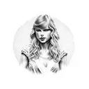 taylor swift ivy tattoo design idea