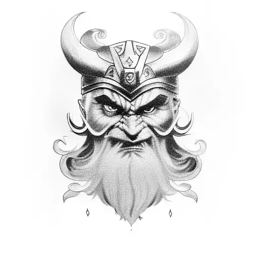 odin tattoo design idea
