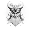odin tattoo design idea