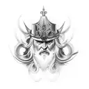 odin tattoo design idea
