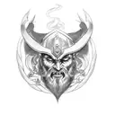 odin tattoo design idea