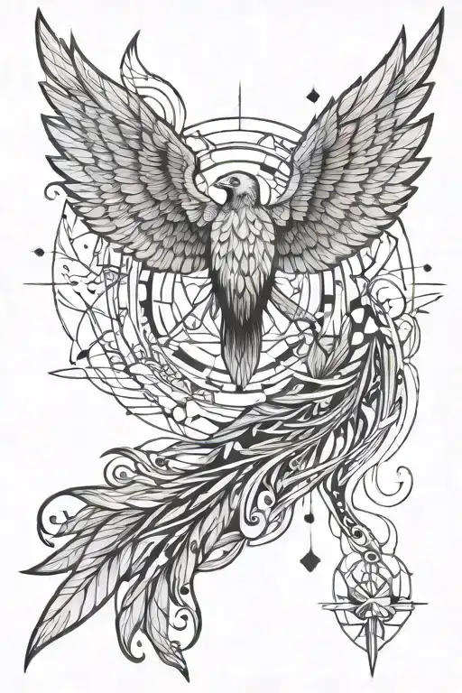 fall of icarus , semicolon incorporated, inspirational words  tattoo design idea