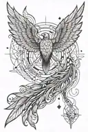 fall of icarus , semicolon incorporated, inspirational words  tattoo design idea