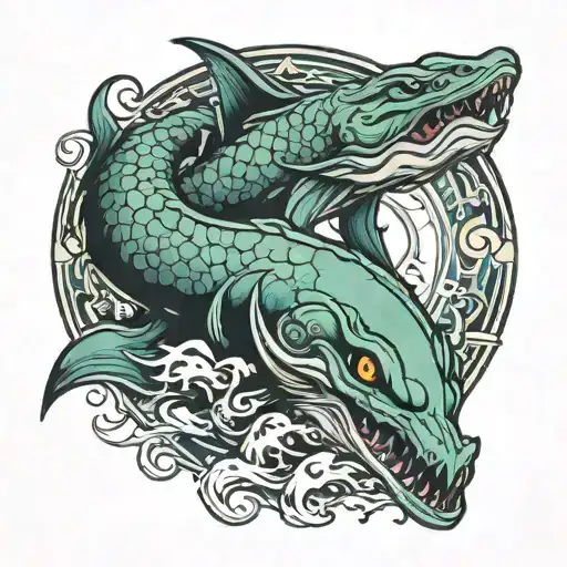 leviathan tattoo design idea