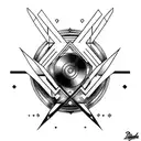 inspired by the song Titanium by David Guetta ft. Sia tattoo design idea