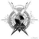 inspired by the song Titanium by David Guetta ft. Sia tattoo design idea