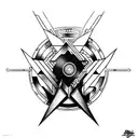 inspired by the song Titanium by David Guetta ft. Sia tattoo design idea