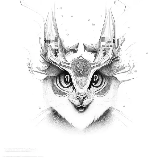 scissors tattoo design idea