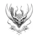 scissors tattoo design idea