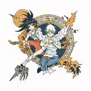 and if you go, i wanna go with you and if you die, i wanna die with you tattoo design idea