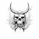 anxiety tattoo design idea