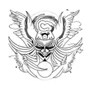 Icarus Fall tattoo design idea