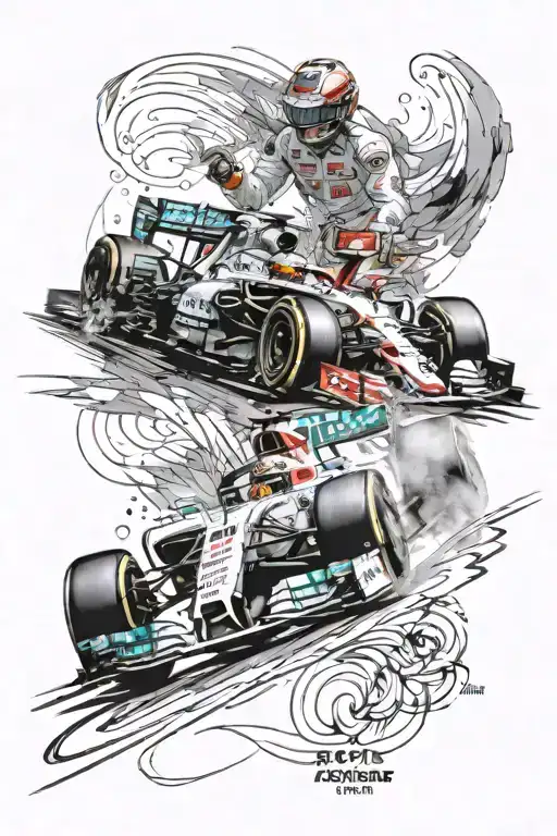 racing cars, olympics, faith, strength, patience, blessing, rolex, sir lewis hamilton tattoo design idea