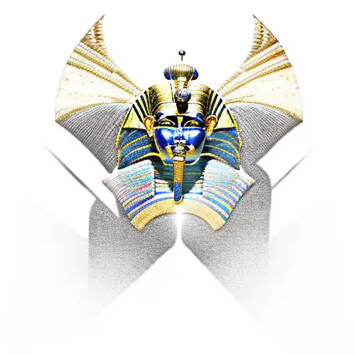 king tut tattoo design idea
