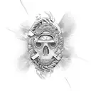 diving tattoo design idea