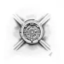 diving tattoo design idea