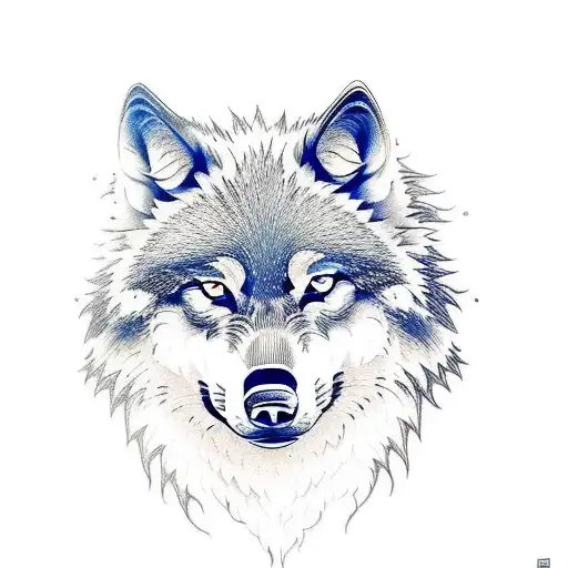 Wolf  tattoo design idea