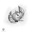 zeta phi beta with dove tattoo design idea