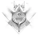zeta phi beta with dove tattoo design idea