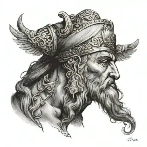 ancient persia tattoo design idea