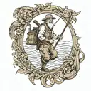 fisher of men  tattoo design idea