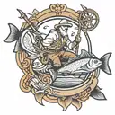 fisher of men  tattoo design idea