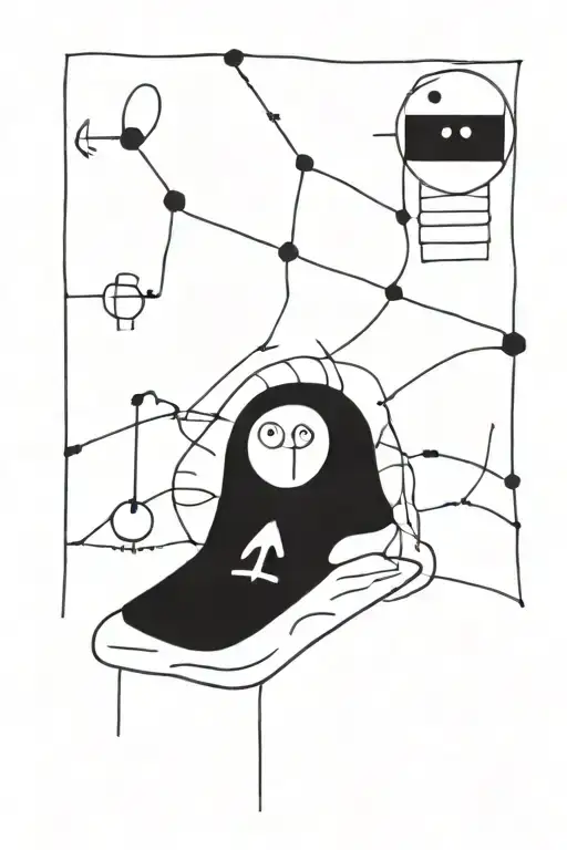 Blackout tattoo design idea