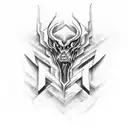 ramas de black metal tattoo design idea