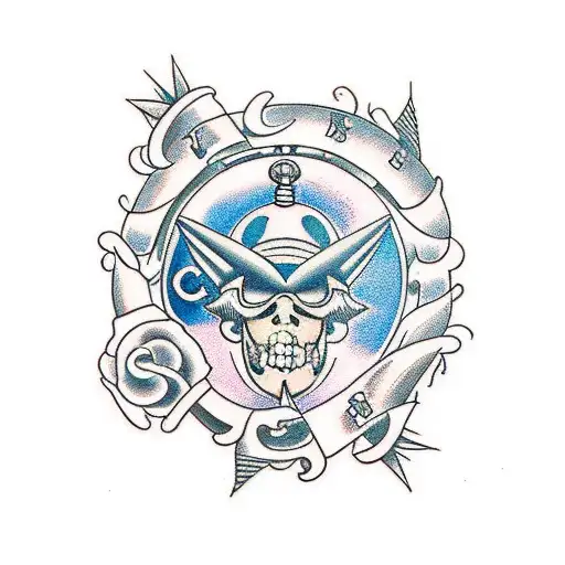 complete the stress cycle tattoo design idea