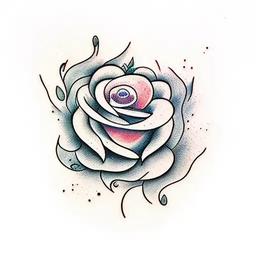 uma fênix com flores tattoo design idea