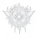 m magim boo tattoo design idea