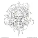 m magim boo tattoo design idea