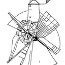 Danish windmill tattoo design idea