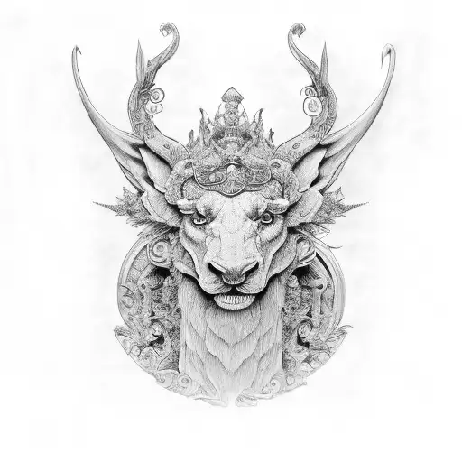 blue lock tattoo design idea