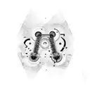 elements spinal  tattoo design idea