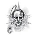 The Matrix tattoo design idea