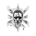 The Matrix tattoo design idea