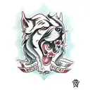 hell hound full body tattoo design idea