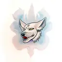 hell hound full body tattoo design idea