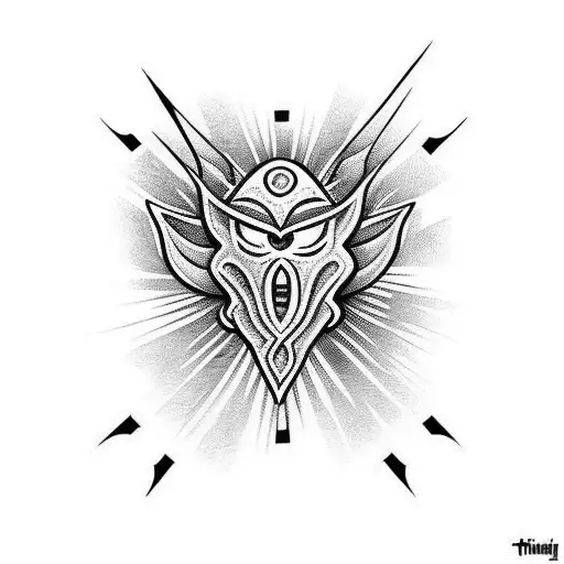 Blessing tattoo design idea