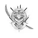 Blessing tattoo design idea