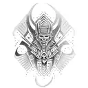 Blessing tattoo design idea