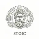 stoic virtues tattoo design idea