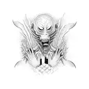 monsters like junji ito full arm tattoo design idea